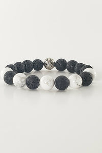 Custom Black & White Bracelet